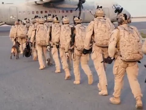 Joint forces from Ground, Presidential Guard, Navy, Air Defence and Joint Aviation Command are participating in the drills.