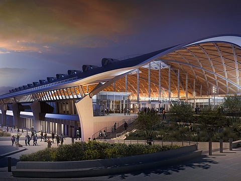 Artist's impression of HS2 Birmingham Curzon Street Station
