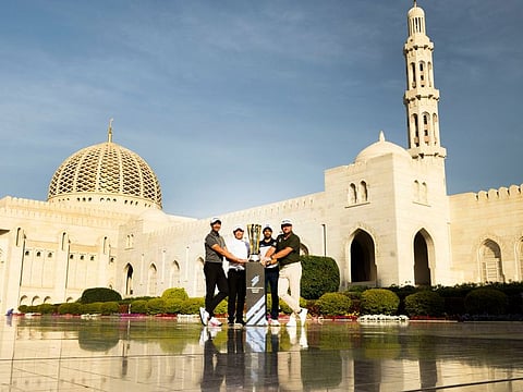 Sultan Qaboos Grand Mosque visited by Graeme McDowell, Sadom Kaewkanjana, Chana Shih-chang & Azzan Al Rumhy