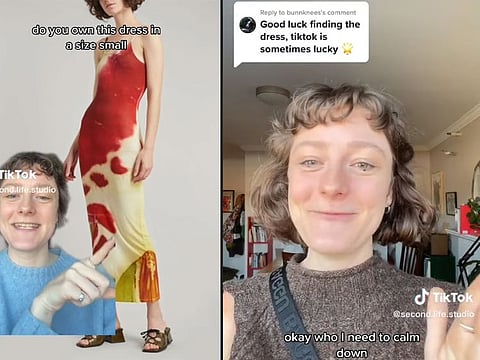 TikTokers comes to the rescue of a woman who wants to find a dress she wanted to rent