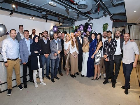 The SentinelOne team at their new Dubai office