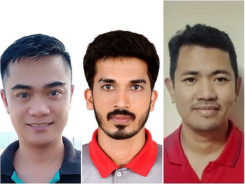 (from left) Allan, Mohammad, and Norwin