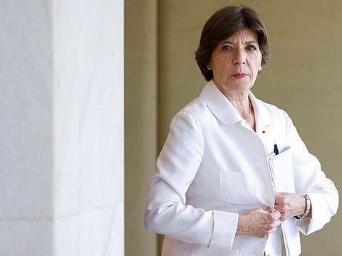 The French Foreign Ministry said Colonna (above) and Blinken had spoken by phone on Thursday, during which they discussed an array of topics, including Ukraine and Iran.