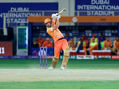 Gulf Giants skipper James Vince scored an unbeaten 83 to guide his team into DP World IL20 final.