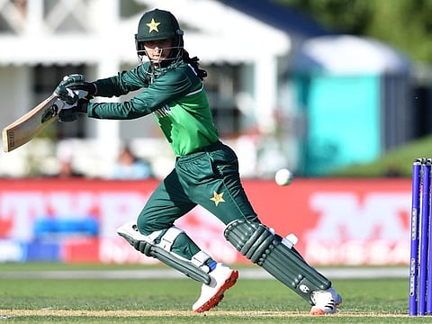 Pakistan captain Bismah Maroof will hope to lead her side to victory over India tomorrow.