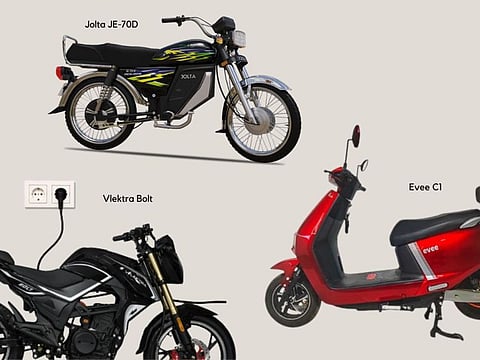 Some of the electric motorcycles available in the market.
