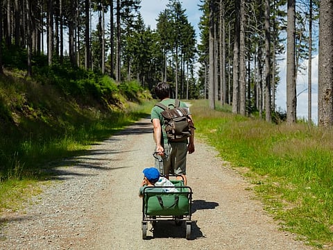 Stroller wagons are a combination of two favourite baby gear items - they're fun, functional and roomy enough for your whole brood.
