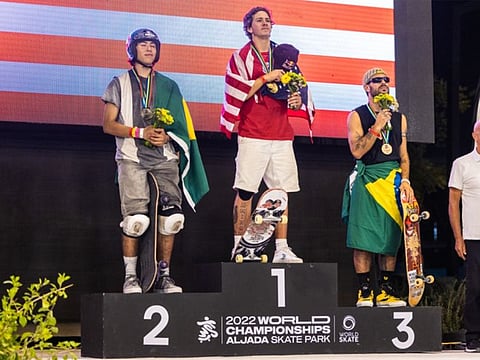 Jagger Eaton, the American skateboarder, won gold.