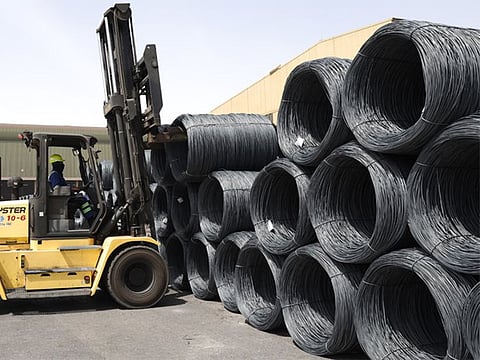 Waiting to go. Emirates Steel Arkan pushed ahead with sales to new overseas markets, especially with higher margin products. Its steel division was the big earner in Q1.