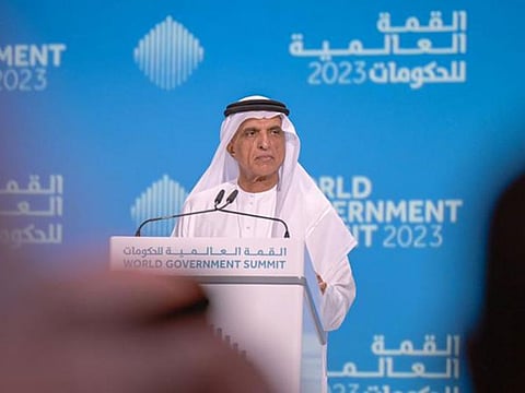His Highness Sheikh Saud bin Saqr Al Qasimi, Supreme Council Member and Ruler of Ras Al Khaimah, in his opening remarks at the Summit on Tuesday
