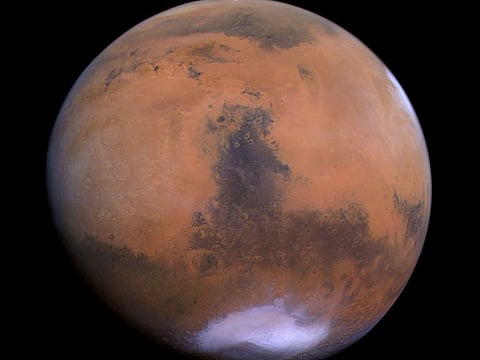 A series of EXI colour composites taken over six hours revealed a massive dust storm and dense fog covering Valles Marineris (the grand canyon that runs along the Martian surface east of the Tharsis region) and the surrounding areas from early morning hours until noon, as well as the rapid evolution of the storm.