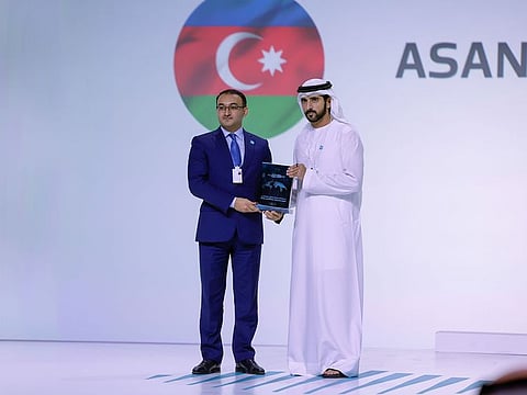 Hamdan bin Mohammed honoured four winners in the categories of “Distinguished Initiative in Government Innovation”, “Best Project in Government Transformation”, “Best Government Service in the World” and “Distinguished Initiative in Upskilling and Investing in People”