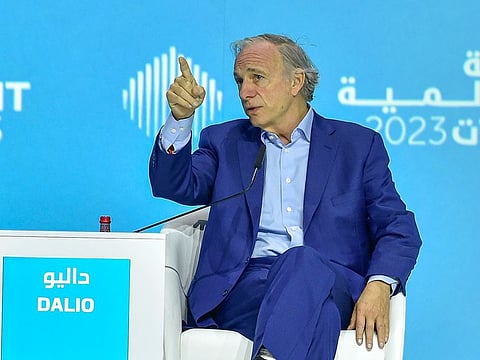 Ray Dalio at WGS 2023 in Dubai on Wednesday