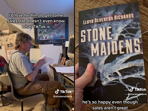 Viral TikTok boosts father's thriller book to bestseller