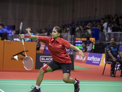 UAE's Madhumitha Sundarapandiyan took the centre stage with a stunning win against Kazakhstan on Thursday.