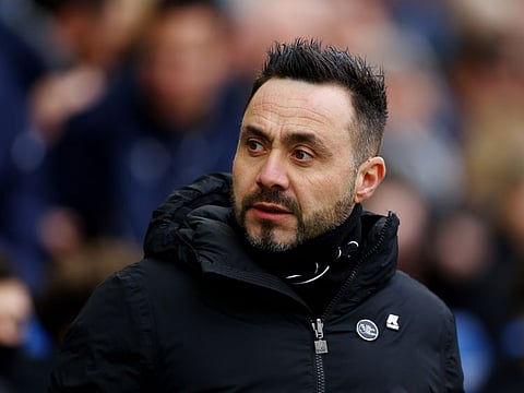 Brighton manager Roberto De Zerbi.