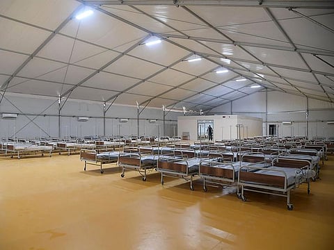 The facility was set up in just five days