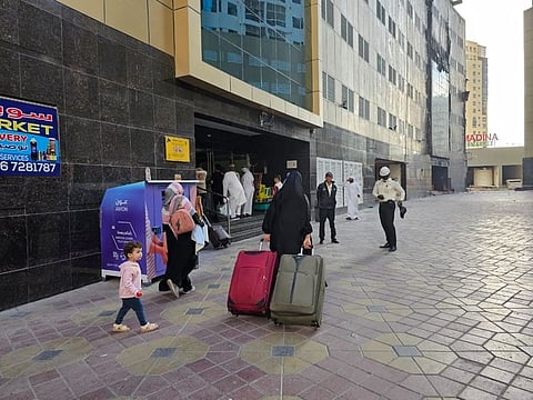 Affected families started returning to their homes on Monday