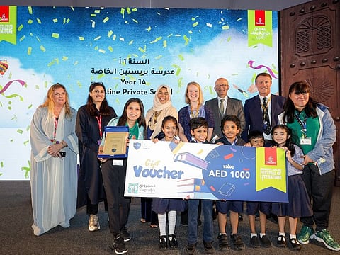 Pristine Private School, Class 1A. Book: As An Oak Tree Grows by G. Brian Karas