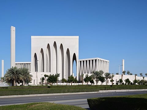 The newly-built Abrahamic Family House is located on Saadiyat Island in Abu Dhabi