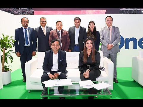 Alisha Moopen with Deepak Sapra