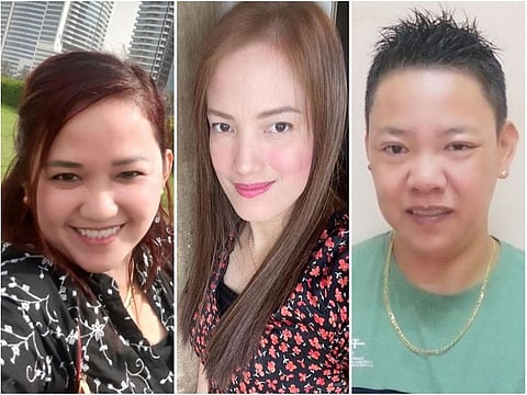 (from left) Aida, Jebel, Lolyn