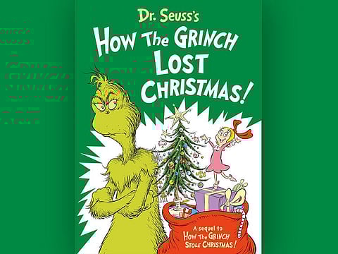 The cover of the new book "How the Grinch Lost Christmas!"
