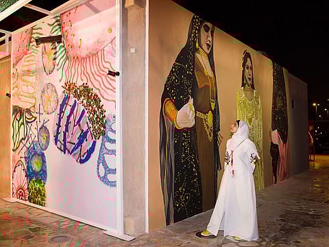 Murals are part of the event in addition to installations and workshops