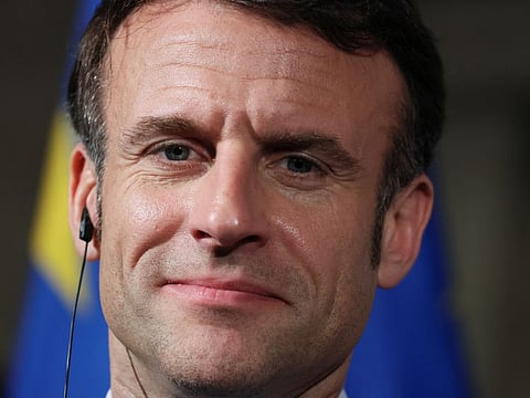 French President Emmanuel Macron said peace was only possible if “the Russian aggression was halted, troops withdrawn and territorial sovereignty of Ukraine and its people was respected”.