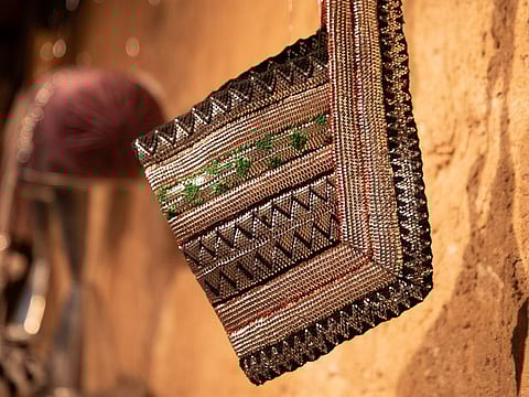 Talli work on display at the Sikka festival in Dubai