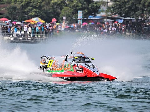 Team Abu Dhabi driver Shaun Torrente in action.