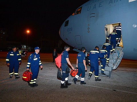 UAE search and rescue team heads home from Syria
