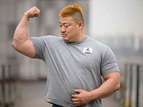 Korean car dealer Jo Jin-hyeong, a contestant from the new Netflix show Physical: 100.