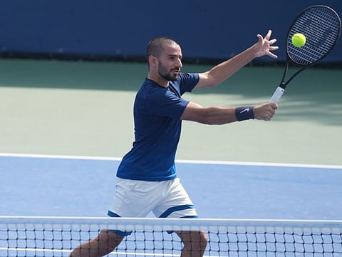 Abdulrahman Al Janahi is happy to be part of the Dubai Tennis Championships, where he took part for the fourth straight year on Tuesday.