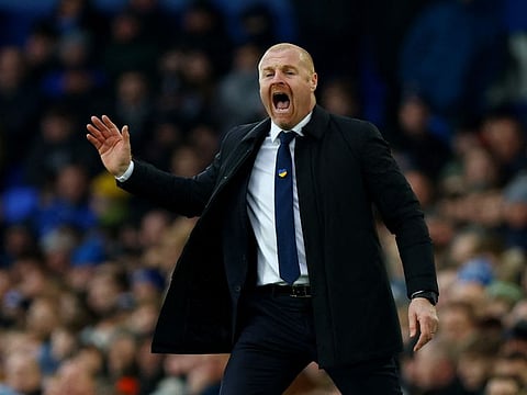 Everton manager Sean Dyche.