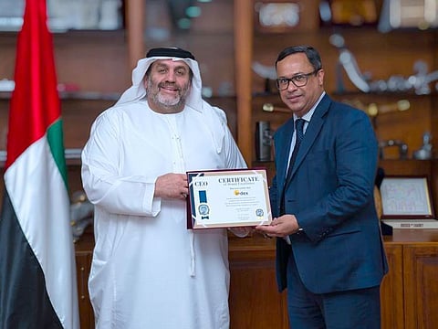 From left to right: Hamad Jassim Al Darwish, Chairman of Index Exchange and Syed Abdus Salam, Chief Operating Officer of Index Exchange
