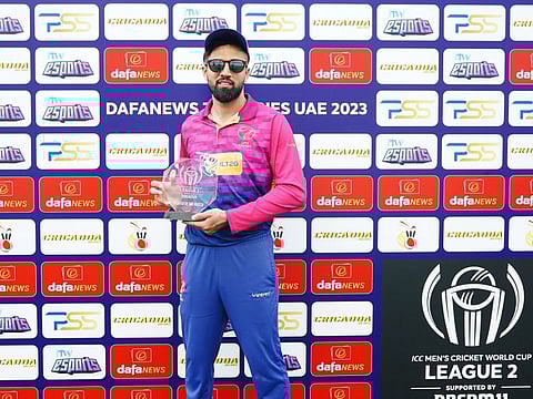 Rohan Mustafa’s all-round show guides UAE to 68-run win