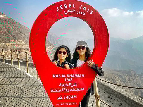UAE based twins Shaivi and Sharvi Kalwani, 13, hike for a cause, demonstrating that charity knows no age — while promoting a healthy lifestyle at the same time.