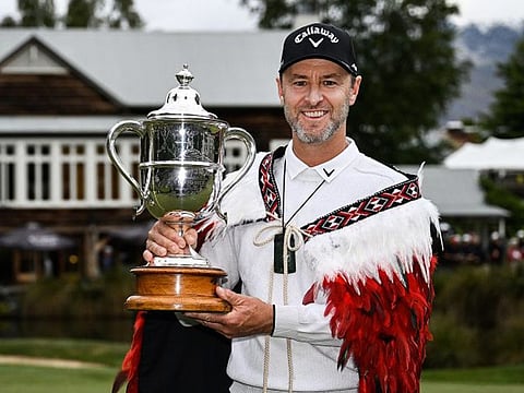 Brendan Jones wins the 102nd New Zealand Open on the Asian Tour