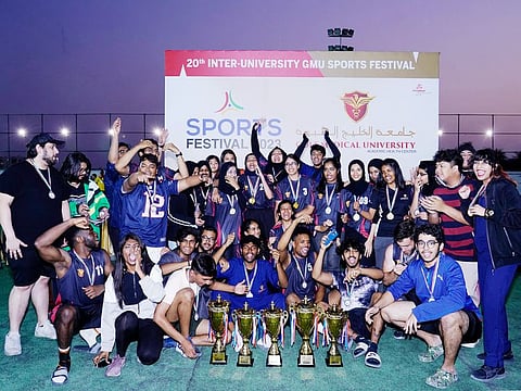 UAE’s biggest Inter-University Sports Festival concludes at Gulf Medical University