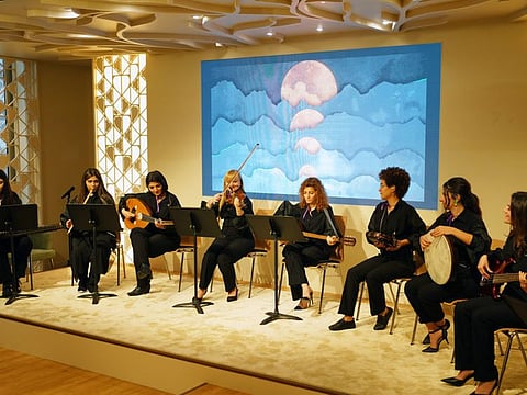 The Firdaus Orchestra perform live at the Expo City Dubai International Women’s Day event on 8th March 2023. Video Clint Egbert/Gulf News