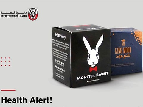The DoH on Friday warns the public against buying or using Monster Rabbit Honey and King Mood Honey Laxatives