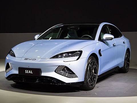 BYD on Monday upped the price pressure on rivals by unveiling a revamped version of its flagship Qin Plus plug-in hybrid sedan that starts at 79,800 yuan ($11,090).