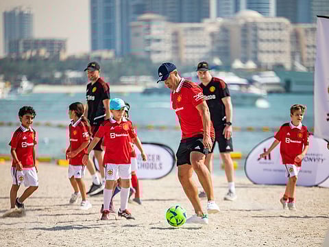 Teaming up with Manchester United – Marriott Bonvoy and Marriott Hotels’ global partner – 64 lucky children honed their skills through Manchester United’s Soccer School featuring footballing legend Mikaël Silvestre and club coaches.