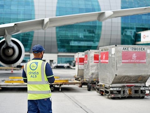 Under the concourse floors of Terminal 3 alone, 160 km of baggage tracks spiral around.