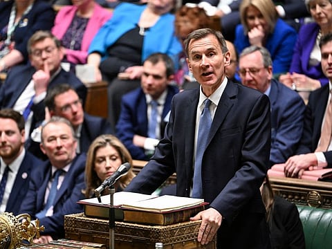 Britain on Wednesday said cost-of-living support for this year and next will total $114 billion, and forecast the economy would avoid recession this year as inflation slows sharply.