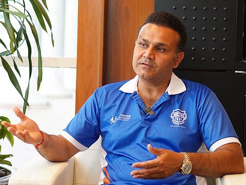 Former Indian opener Virender Sehwag revealed how he kept his batting simple during the launch of Mentors Academy at GEMS Modern Academy on Thursday.