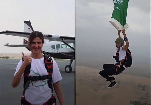 Razan Al Ajmi is planning to establish a free paragliding club in the Kingdom.