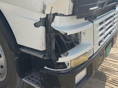 The truck was found in Sharjah emirate