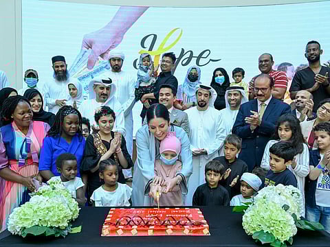 Dr Hawaa Althahak Almansoori joins the celebrations along with top dignitaries, chidren and their families